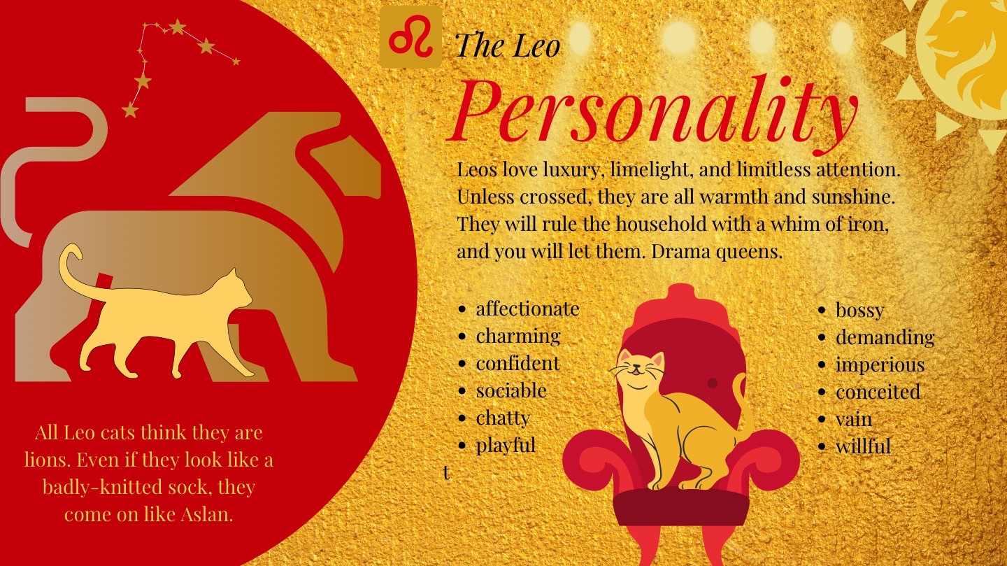 Feline Zodiac Leo Personality Clowder Press